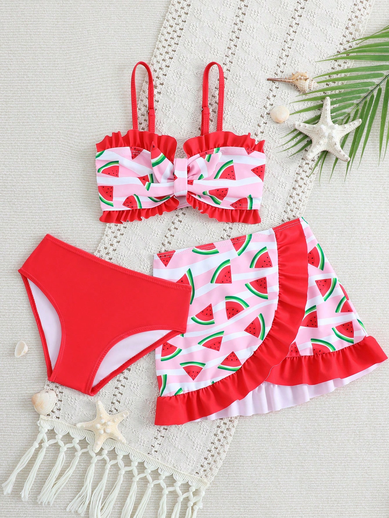 Pattern 3PCs Swimsuit