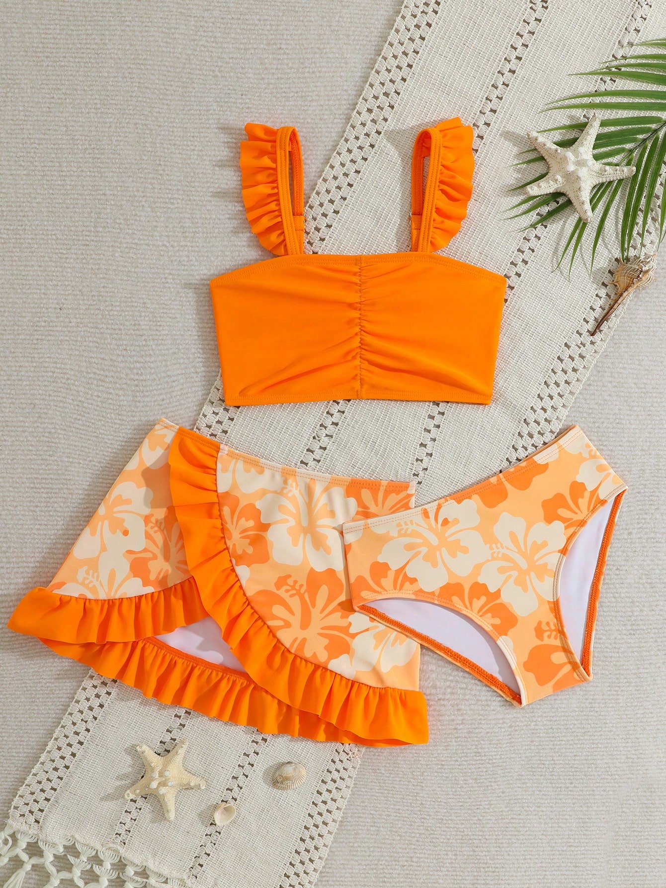 Pattern 3PCs Swimsuit