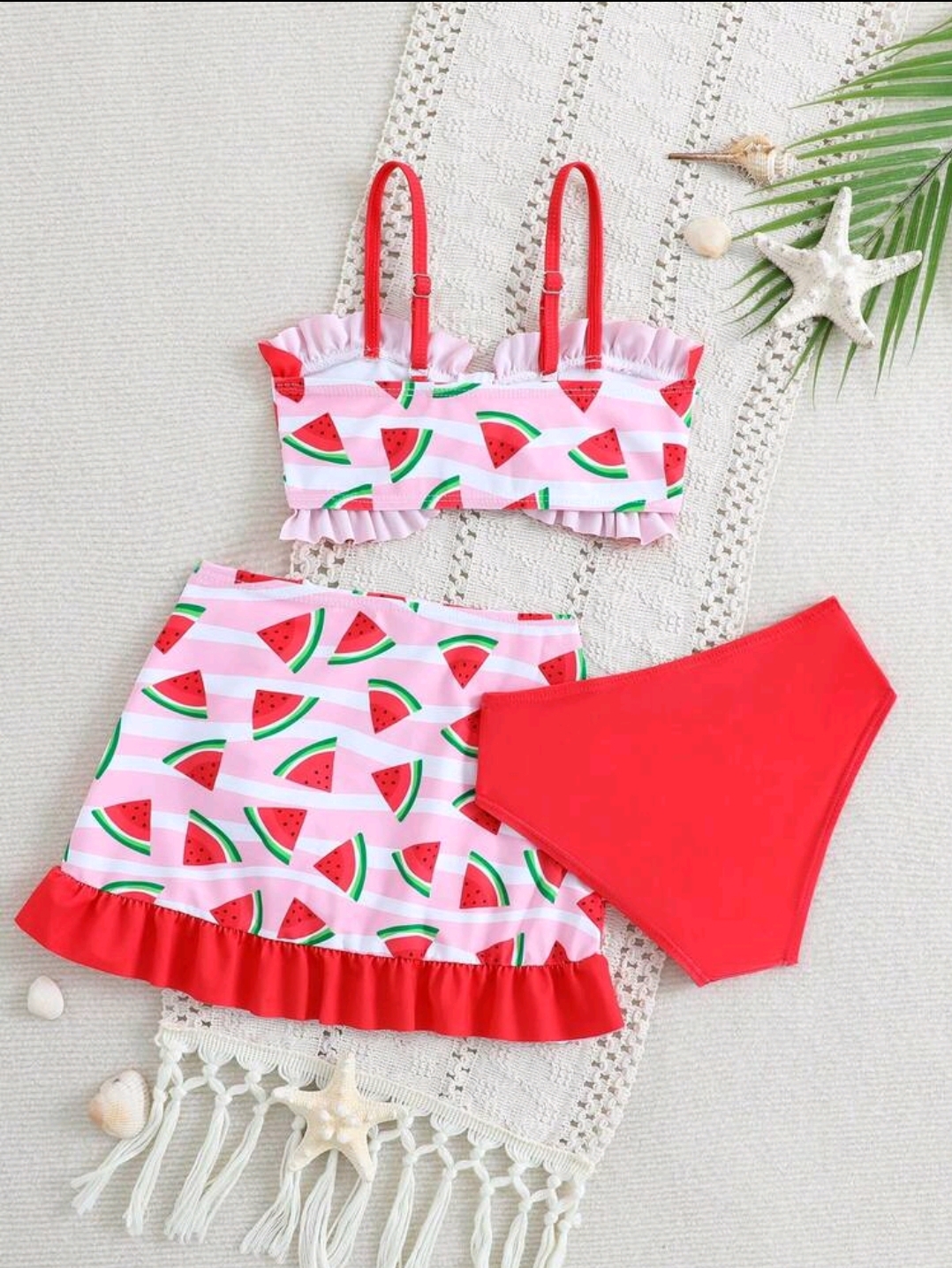 Pattern 3PCs Swimsuit
